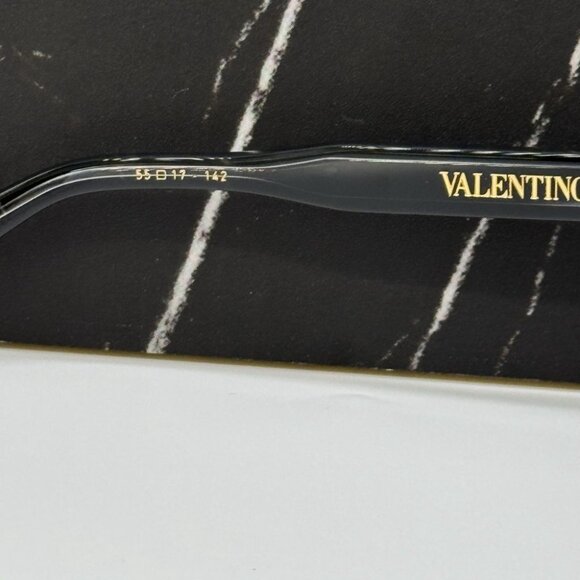 NEW V-GOLDCUT VLS-113B VALENTINO SUNGLASSES BLACK CAT EYE EYEWEAR VALENTINO - Picture 11 of 13